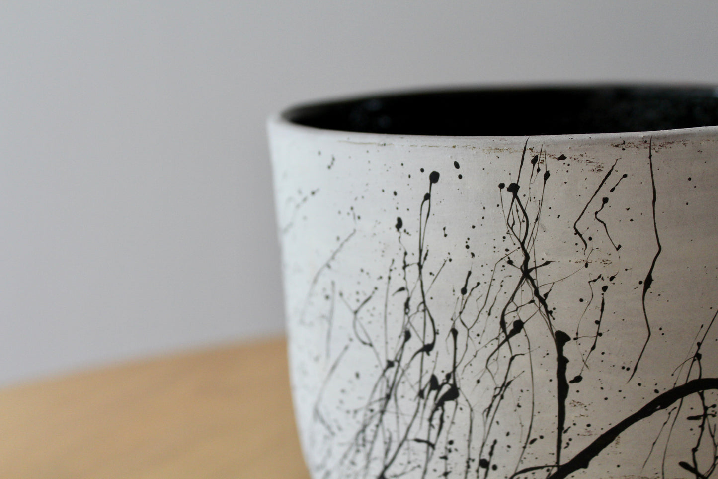 Custom Hand-painted Cylinder Vase