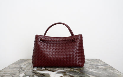 Minimal Woven Box Bag